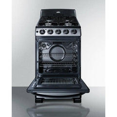 Summit 20" Wide Gas Range - PRO201SS - The Home Selection