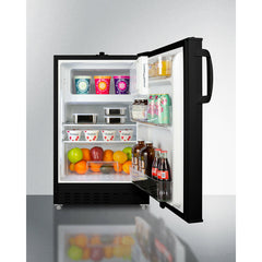Summit 21 Inch Wide 2.68 Cu. Ft. Compact Refrigerator with Adjustable Shelves - ALRF49B - The Home Selection