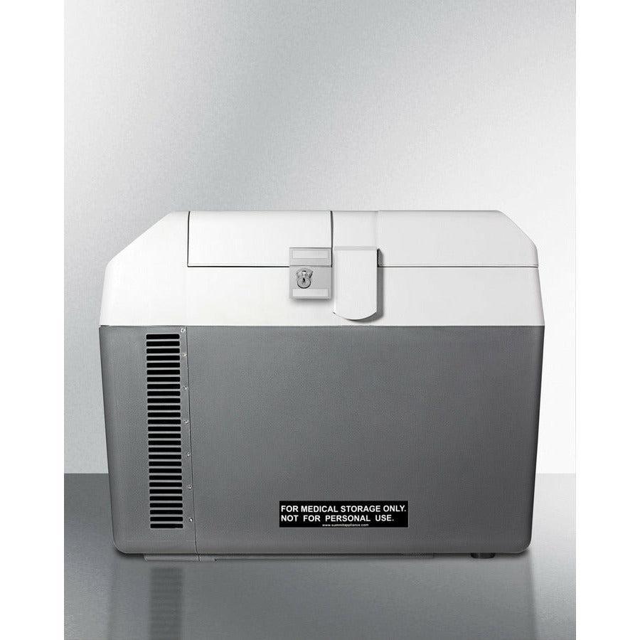 Summit 21" Portable Refrigerator/Freezer with 0.88 cu. ft. Capacity, Manual Defrost, Approved for Medical Use, CFC Free - SPRF26M - The Home Selection
