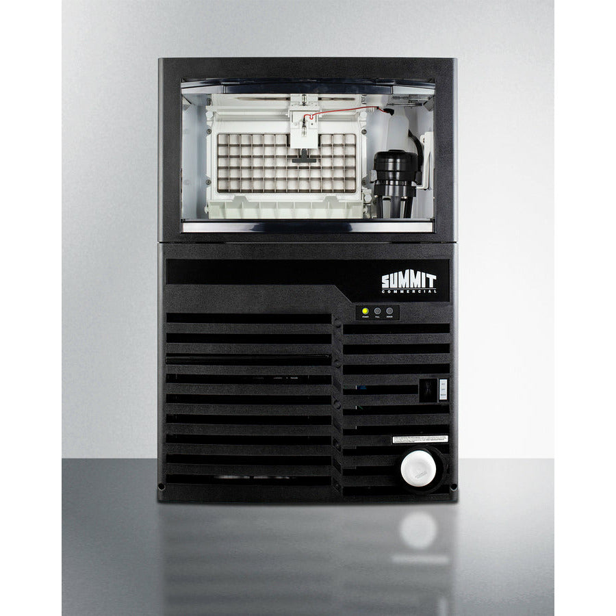 Summit 21" Wide 27 Lbs. Built-In Commercial Ice Maker with 100 Lbs. Daily Ice Production and Water Purification Filter - BIM100 - The Home Selection