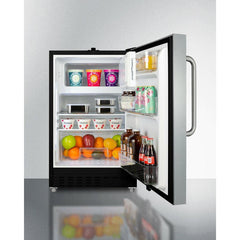 Summit 21" Wide 2.68 Cu. Ft. Compact Refrigerator with Adjustable Shelves - ALRF49B - The Home Selection