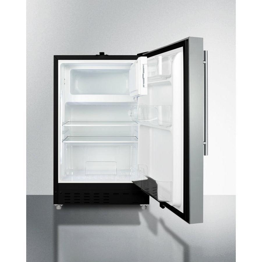 Summit 21" Wide 2.68 Cu. Ft. Compact Refrigerator with Adjustable Shelves - ALRF49B - The Home Selection