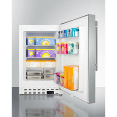 Summit 21 " Wide 2.68 Cu. Ft. Freezer with Temperature Alarm - ALFZ36CSSHV - The Home Selection