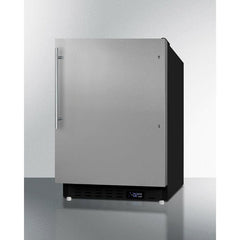 Summit 21" Wide, 2.68 Cubic Feet cu. ft. Undercounter Upright Freezer with Adjustable Temperature Controls - ALFZ37BSS - The Home Selection