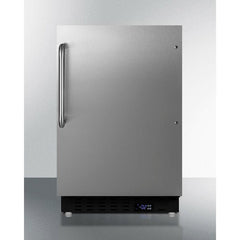 Summit 21" Wide, 2.68 Cubic Feet cu. ft. Undercounter Upright Freezer with Adjustable Temperature Controls - ALFZ37BSS - The Home Selection
