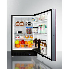 Summit 21" Wide 3.53 Cu. Ft. Compact Refrigerator with Adjustable Glass Shelves - ALR47BIF - The Home Selection