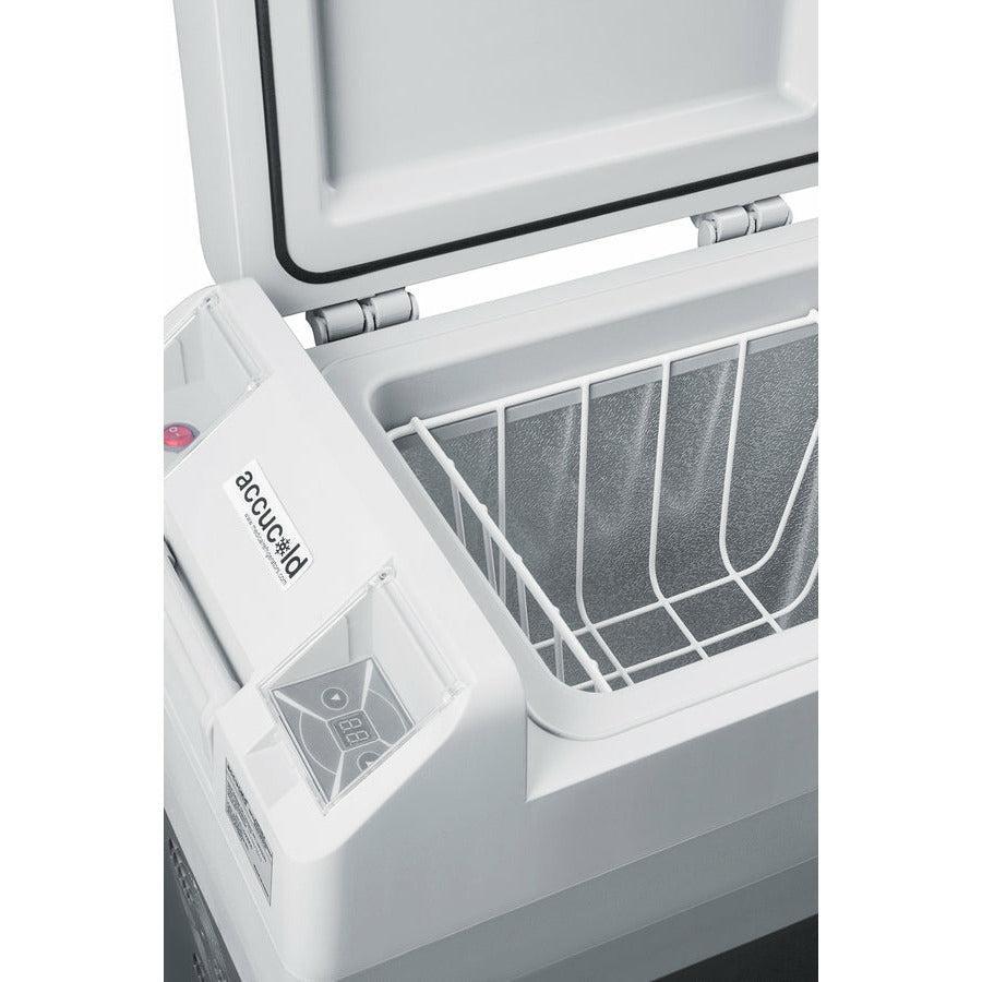 Summit 22" Portable Refrigerator/Freezer with Lock, 1 cu. ft. Capacity, Manual Defrost, Factory Installed Lock, CFC Free - SPRF36M2 - The Home Selection
