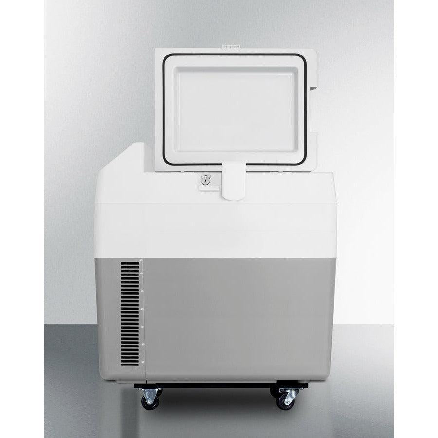 Summit 22" Portable Refrigerator/Freezer with Lock, 1 cu. ft. Capacity, Manual Defrost, Factory Installed Lock, CFC Free - SPRF36M2 - The Home Selection