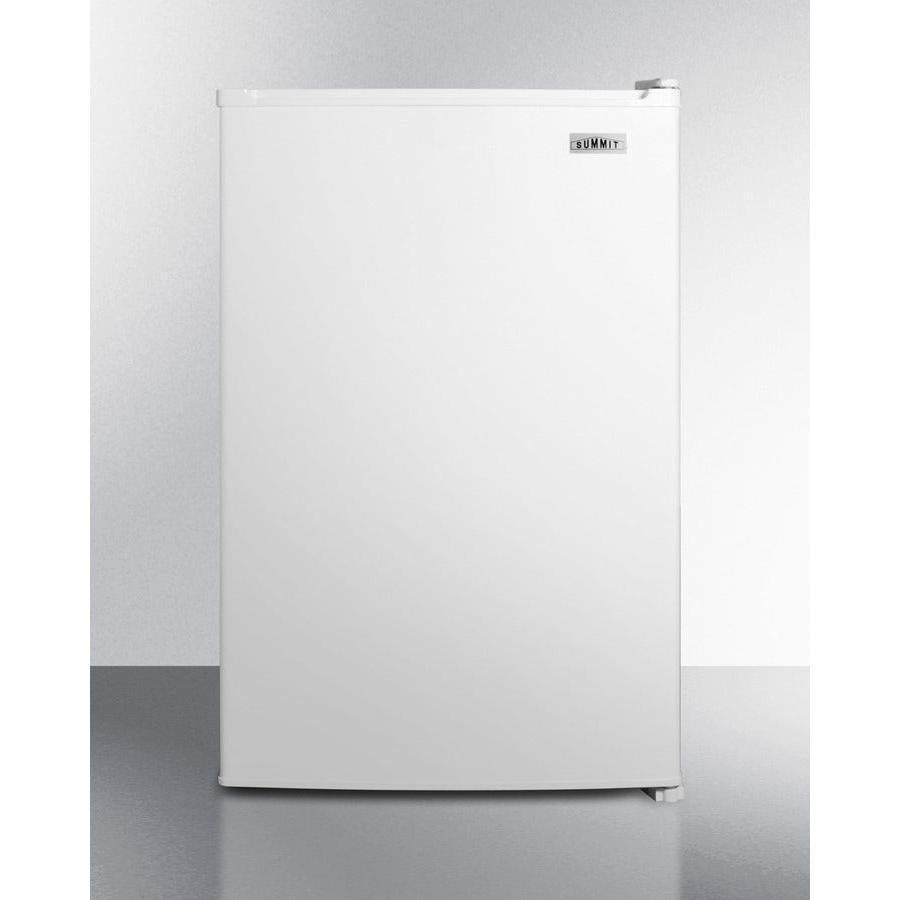 Summit 22" Wide All-Freezer Freestanding Upright Compact Freezer with 5.04 cu. ft. Capacity, CFC Free, Manual Defrost, Door Storage, CARB Compliant in White - FS605 - The Home Selection
