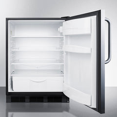 Summit 24" 5.5 Cu. ft. Stainless Steel Built in Compact Refrigerator - FF6BKBI7SS - The Home Selection