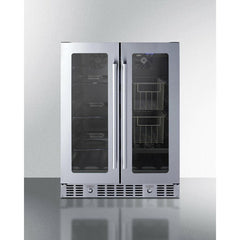 Summit 24" Built-In Dual-Zone Produce Refrigerator, ADA Compliant - ALFD24WBVPANTRY - The Home Selection