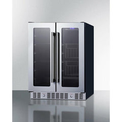 Summit 24" Built-In Dual-Zone Produce Refrigerator, ADA Compliant - ALFD24WBVPANTRY - The Home Selection