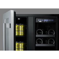 Summit 24" Built-In Wine/Beverage Center, ADA Compliant - ALFD24WBV - The Home Selection