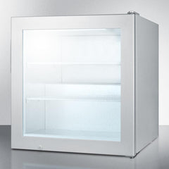 Summit 24" Counter Depth Compact Freezer with 2 cu. ft. Capacity, Right Hinge, Manual Defrost, LED Lighting - SCFU386FROST - The Home Selection