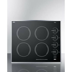 Summit 24" Electric Smoothtop Style Cooktop with Schott Ceran Glass - CR424 - The Home Selection