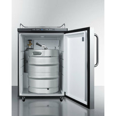 Summit 24" Freestanding Beer Dispenser , Wide Kegerator - SBC635M7NK - The Home Selection