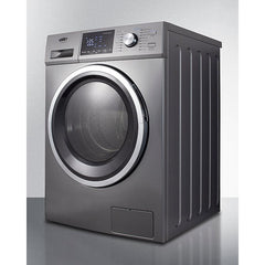 Summit 24" Front Load Washer/Dryer Combo with 2.7 cu. ft. Capacity, 16 Wash Cycles, 3 Dry Cycles, Sanitize Cycle, 4 Temperature Settings, 1,300 RPM Spin Speed - SPWD2203P - The Home Selection