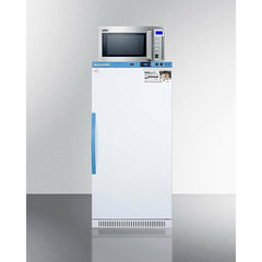 Summit 24" MOMCUBE 8 cu.ft. Breast Milk Refrigerator/Microwave Combination - MLRS8MC-SCM1000SS - The Home Selection