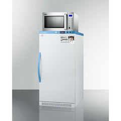 Summit 24" MOMCUBE 8 cu.ft. Breast Milk Refrigerator/Microwave Combination - MLRS8MC-SCM1000SS - The Home Selection