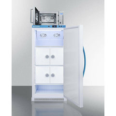Summit 24" MOMCUBE 8 cu.ft. Breast Milk Refrigerator/Microwave Combination - MLRS8MCLK-SCM1000SS - The Home Selection
