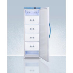 Summit 24" Upright Vaccine Refrigerator with Interior Lockers, 15 cu. ft. Capacity, Door Lock, Right Hinge with Reversible Doors, Automatic Defrost, CFC Free, Eco-Friendly Refrigerant - ARS15PVLOCKER - The Home Selection