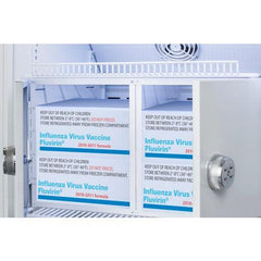 Summit 24" Upright Vaccine Refrigerator with Interior Lockers, 15 cu. ft. Capacity, Door Lock, Right Hinge with Reversible Doors, Automatic Defrost, CFC Free, Eco-Friendly Refrigerant - ARS15PVLOCKER - The Home Selection