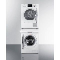 Summit 24" Washer & Dryer Set with Stackable 2.7 Cubic Feet Front Load Washer and 4.4 Cubic Feet Electric Dryer - LSWD24 - The Home Selection