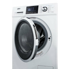 Summit 24" Wide 115V Washer/Dryer Combo with 2.7 cu. ft. Capacity, 16 Wash Cycles, 1300 RPM, Ventless, 115 Volt Operation - SPWD2202W - The Home Selection