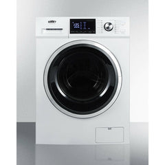 Summit 24" Wide 115V Washer/Dryer Combo with 2.7 cu. ft. Capacity, 16 Wash Cycles, 1300 RPM, Ventless, 115 Volt Operation - SPWD2202W - The Home Selection