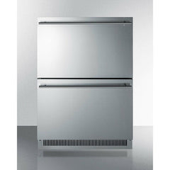 Summit 24" Wide 2-Drawer All-Refrigerator, ADA Compliant - ADRD24 - The Home Selection