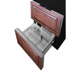 Summit 24" Wide 2-Drawer Refrigerator-Freezer, ADA Compliant - ADRF244 - The Home Selection