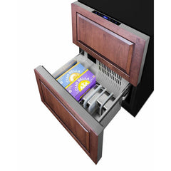 Summit 24" Wide 2-Drawer Refrigerator-Freezer, ADA Compliant - ADRF244 - The Home Selection