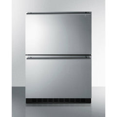 Summit 24" Wide 2-Drawer Refrigerator-Freezer, ADA Compliant - ADRF244 - The Home Selection
