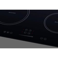 Summit 24" Wide 208-240V 4-Zone Induction Cooktop with 4 Elements, Hot Surface Indicator, ADA Compliant, Induction Technology, Child Lock, Safety Shut-Off Control - SINC4B241B - The Home Selection