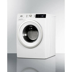 Summit 24" Wide 208-240V Washer with 2.3 Cu. Ft. Capacity, Slim-Fitting Design, Stainless Steel Tub, 14 Wash Settings, Delay Start, Standby Mode - SLW241W - The Home Selection