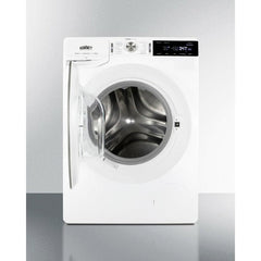 Summit 24" Wide 208-240V Washer with 2.3 Cu. Ft. Capacity, Slim-Fitting Design, Stainless Steel Tub, 14 Wash Settings, Delay Start, Standby Mode - SLW241W - The Home Selection