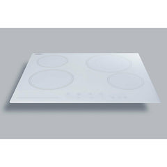 Summit 24" Wide 230V 4-Burner Radiant Cooktop w/ 4 Elements, Hot Surface Indicator, ADA Compliant, ETL Safety Listed, Schott Ceran Glass, Residual Heat Indicator Light, Digital Touch Controls - CR4B23T - The Home Selection