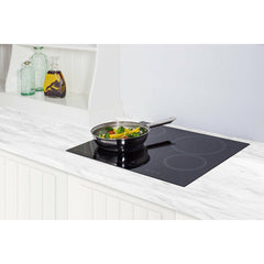 Summit 24" Wide 230V 4-Burner Radiant Cooktop w/ 4 Elements, Hot Surface Indicator, ADA Compliant, ETL Safety Listed, Schott Ceran Glass, Residual Heat Indicator Light, Digital Touch Controls - CR4B23T - The Home Selection