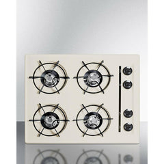 Summit 24" Wide 4-Burner Gas Cooktop with 4 Open Burners, 9,000 BTU Burners, Porcelain Enameled Steel Grates - SNL03 - The Home Selection