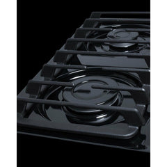 Summit 24" Wide 4-Burner Gas Cooktop with 4 Sealed Burners, Cast Iron Grates, Porcelainized Cooking Surface - TTL033S - The Home Selection