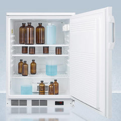 Summit 24'' Wide 4 Level Legs All-refrigerator w/Wired Shelf - FF7LWP - The Home Selection
