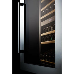 Summit 24" Wide 51 Bottle Integrated Wine Cellar With Lock, 6 Extension Wine Racks, Digital Control, LED Light, Compressor Cooling, ETL Approved - VC60D - The Home Selection