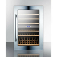 Summit 24" Wide 51 Bottle Integrated Wine Cellar With Lock, 6 Extension Wine Racks, Digital Control, LED Light, Compressor Cooling, ETL Approved - VC60D - The Home Selection