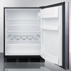Summit 24" Wide, 5.5 Cu. Ft. Compact Refrigerator with Adjustable Glass Shelves - AR5B - The Home Selection