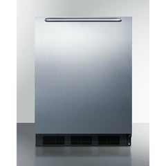 Summit 24" Wide, 5.5 Cu. Ft. Compact Refrigerator with Adjustable Glass Shelves - AR5B - The Home Selection