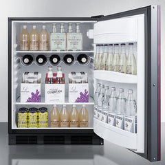 Summit 24" Wide, 5.5 Cu. Ft. Compact Refrigerator with Adjustable Glass Shelves - AR5B - The Home Selection