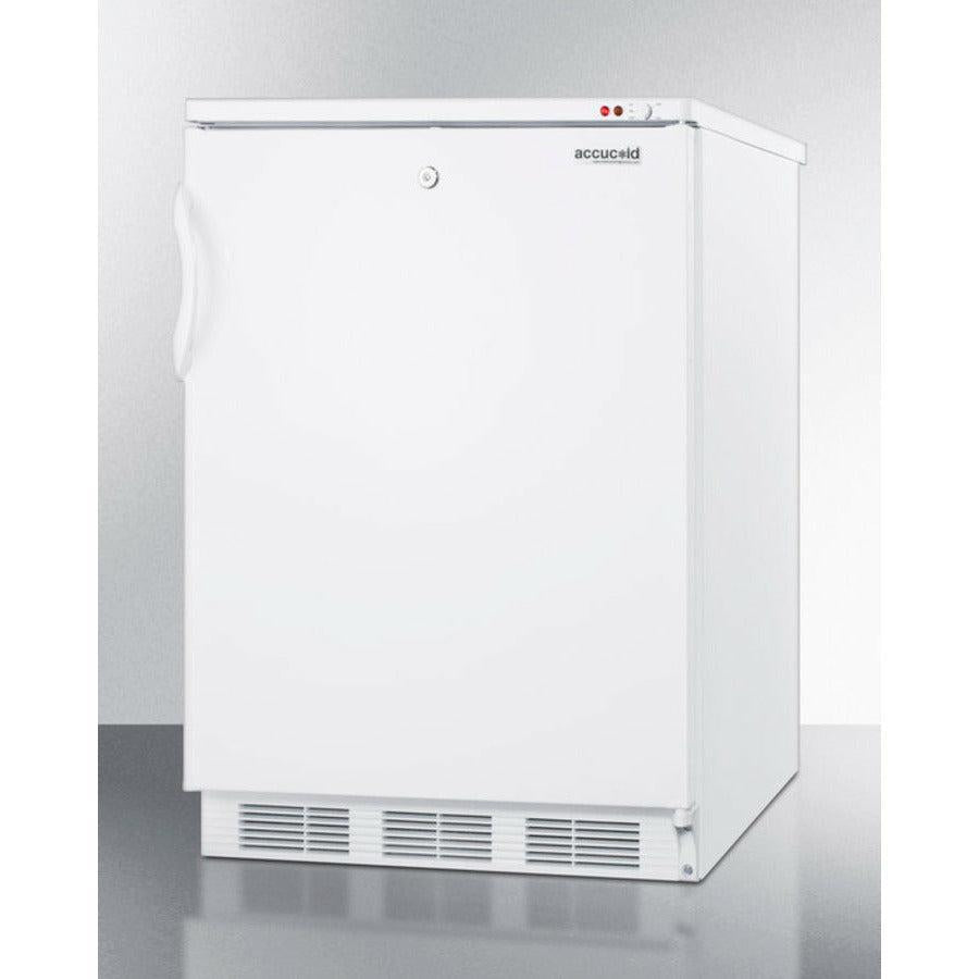 Summit 24" Wide All-Freezer with 3.5 cu. ft. Capacity, Field Reversible Doors, Right Hinge, Manual Defrost, Approved for Medical Use - VT65ML - The Home Selection