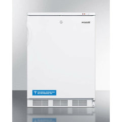 Summit 24" Wide All-Freezer with 3.5 cu. ft. Capacity, Right Hinge, Manual Defrost, Approved for Medical Use, Adjustable Thermostat - VT65ML7 - The Home Selection