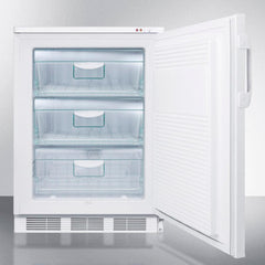 Summit 24" Wide All-Freezer with 3.5 cu. ft. Capacity, Right Hinge, Manual Defrost, Approved for Medical Use, Adjustable Thermostat - VT65ML7 - The Home Selection