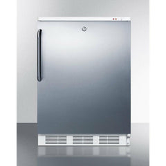 Summit 24" Wide All-Freezer with 3.5 cu. ft. Capacity, Right Hinge, Manual Defrost, Approved for Medical Use, Factory Installed Lock, - VT65MLSS - The Home Selection